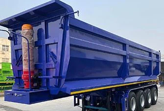 4-Axle 40-Cubic Rear Dump Semi Trailer